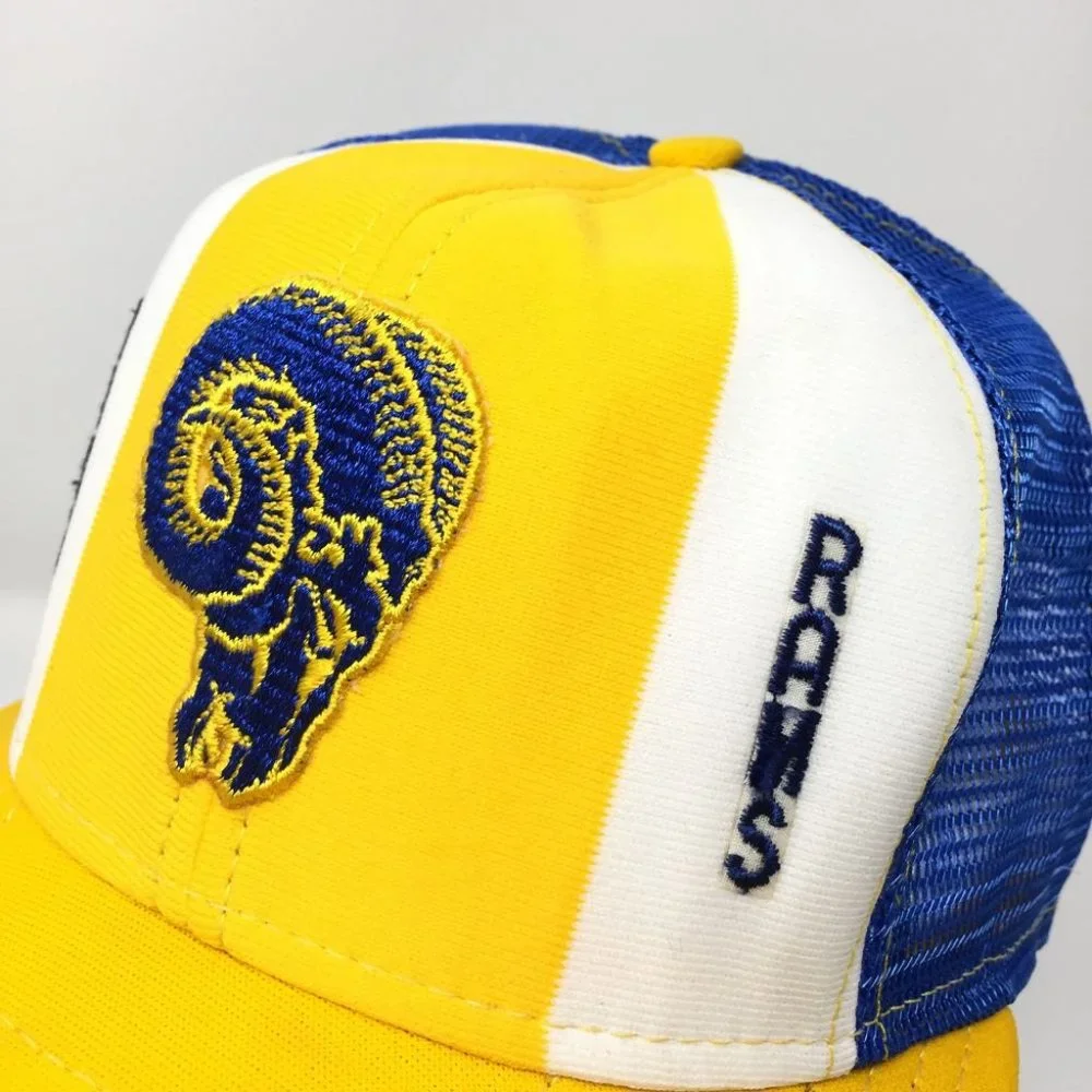 Los Angeles‎ Rams VTG Snapback Hat AJD 80s 90s